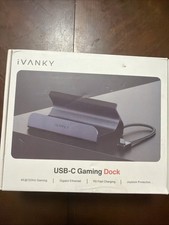 NEW Open Box Ivanky NIB 8-in-1 USB-C 3.2 Gaming Dock Gaming Fast Charging VCA23 picture