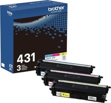 OEM Genuine Brother TN-431 3PK Toner Cartridges Magenta,Yellow,Cyan  picture