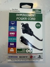 Xtreme Cable 10-foot Non-Polarized Replacement AC Power Cord picture