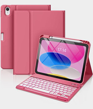 Hamile iPad 10th/11th Gen Case with Detachable Backlit Keyboard picture