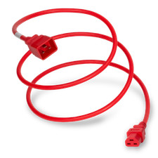 C20 to C21 20A 250V 12/3 SJT Power Cord - Red - 10ft picture