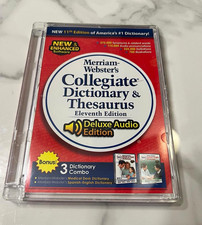 Merriam-Webster's Collegiate Dictionary & Thesaurus 11th Ed Deluxe Audio DVD picture