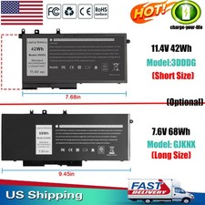 ✅GJKNX Laptop Battery for Dell Latitude 5480 5580 5280 5490 5491 5580 5590/3DDDG picture