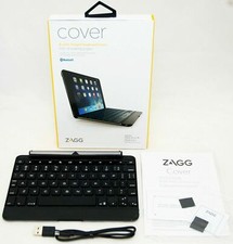NEW Zagg Cover iPad Mini 1/2/3 Retina Bluetooth Hinged Keyboard Stand Case BLACK picture