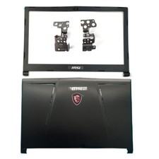 New For MSI GE63 Raider RGB MS-16P5 Top LCD Back Cover+Front Bezel+Screen Hinges picture