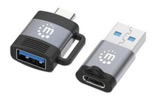 Manhattan W128292028 356329 2-Piece Set: Usb-C To Usb-A And Adapters, Male/ ~E~ picture