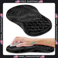 Ergonomic Mouse Pad with Wrist Support, Memory Foam, 11.8x7.9 inch, Carpal picture