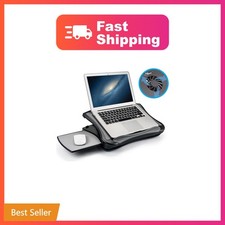 MAX SMART Laptop Lap Pad Laptop Stand with Attached Mouse Pad, Cushion and US... picture