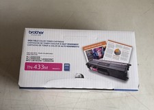 Brother TN433M Magenta HIGH YIELD Toner Cartridge TN-433M NEW GENUINE SEALED picture