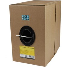 StarTech 1000 ft Bulk Roll of White CMR Cat5e Solid UTP Riser Cable picture
