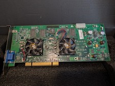 3dfx Voodoo5 5500 AGP 64MB Vintage Graphics Card Dual VSA-100 TESTED WORKING W/B picture