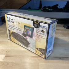 TVIEW GOLD PC to TV Converter Focus Enhancements Vintage VGA S-Video Sealed picture