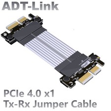 ADT PCI-E 4.0 Extension Cable X1 Male to Male PCIe Signal Switching Cable Gen4 picture
