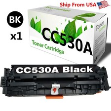 1-Pack 304A CC530A Black Toner Cartridge for CP2025n 2025n Printer picture