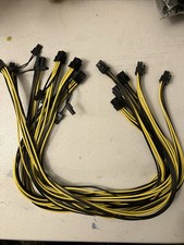6 Pack 16 Gauge 2ft 6 Pin to 6+2 Pin Power Supply Cable Cord for GPU picture
