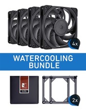 Noctua Bundle: 4X NF-A12x25 PWM chromax.Black.swap, Premium Quiet Fan, 4-Pin... picture