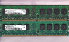2GB 2x1GB QIMONDA PC2-4200 DDR2-533 HYS64T128020HU-3.7-A DESKTOP MEMORY KIT CN picture