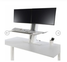 Humanscale QuickStand Dual Monitor Height Adjustable Workstation Sit / Stand picture