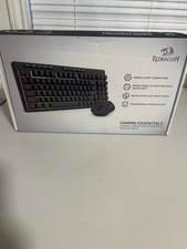Redragon Gaming Essentials Keyboard & Mouse Bundle, 3 Modes, RGB, Macro, Black picture