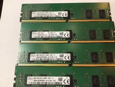 Qty 4 - 8 Gig ea 32 Gig Total Dell PC4-2400T-RD1-11 HMA81GR7MFR8N SKhynix picture