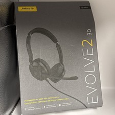 Jabra GN Evolve2 30 HSC140 Corded Headset USB-C Mono (23089-889-879) Black NEW picture
