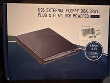 BYTECC BT-144 Slim External USB Floppy Disk Drive (3.5