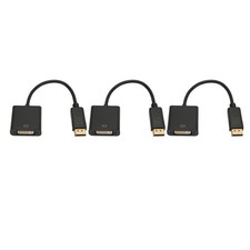 3pcs DisplayPort To DVI Adapter 4K HD 1080P Mini To DVI Adapter Cable Fo EGGW picture
