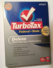 Intuit TurboTax 2008 Deluxe Edition Federal + State LNC picture