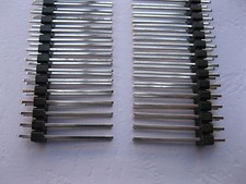 50 pcs 210mm Pitch 2.54mm 2x40 80pin Male Breakable Pin Header Double Row Strip picture
