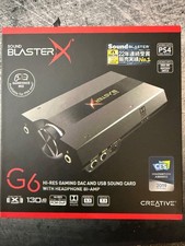 Creative Sound BlasterX G6 SB1770 Hi-Res Gaming DAC USB  External Sound Card picture