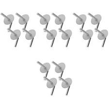 16Pcs Household Fan Base and Stand Screw Kit Silver Iron Durable Set picture