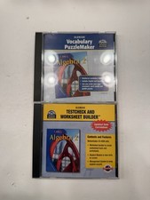Glencoe Algebra 2 Testcheck Worksheet Builder Vocabulary Puzzlemaker CD-ROM Lot picture
