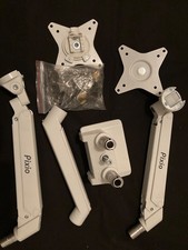Pixio PS1D Wave White Dual Monitor Arm 32in picture