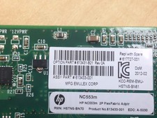 HP NC553M 10GB Dual Port FlexFabric Adapter 613431-B21 617727-001 613433-001  picture