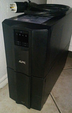APC Smart-UPS 3000VA/2700W 120V 8-Outlet Tower UPS Black SMT3000RM2U picture