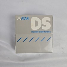 5 Atari Double Sided Disks Floppy 135 Tpi New Sealed picture