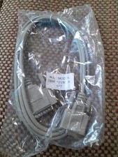 Serial Null Modem Cable 6FT DB9F DB25F picture