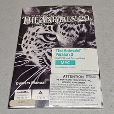 The Animals 2.0 PC CD-ROM Software Mindscape San Diego Zoo Version 2 Owners Man picture