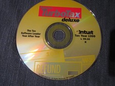 Turbotax 1999 Deluxe Federal Tax Software Windows ONLY picture