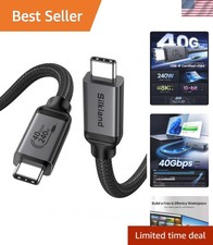 USB 4 for Thunderbolt 4, 40Gbps 240W 8K, USB-IF Certified, 3.3FT picture