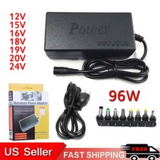 96W Universal Laptop Power Supply 100-240v AC To DC 12V/16V/20V/24V Adapter US picture