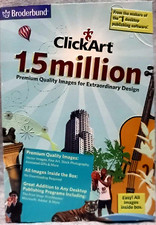Clickart 1.5 million (for PC) Contains all 8 Discs, Discs in Great Shape HTF VGC picture