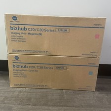 Konica Minolta IU312 CM Imaging Unit Cartridges bizhub C20/ C30 Series lot of 2 picture
