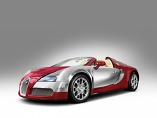Cars 2010 bugatti veyron grand sport roadster 669 Desk Mat Stitched picture