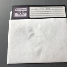 Radio Shack TSR DOS Visicalc Bas Oroville 80s 1980 1983 8 Inch Floppy Diskette picture