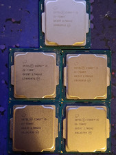 This is a lot of 5 Intel core i5 7500T CPU's picture