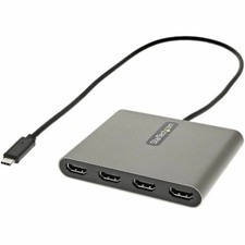 StarTech USB C to Quad HDMI Adapter, USB-C to 4x HDMI Monitor Converter for picture