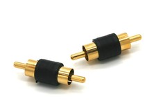 RCA-Male to RCA-Male Adapter Gold picture
