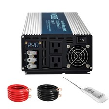 WZRELB 3000W Pure Sine Wave Inverter 24V DC to 110V 120V AC with LED Display,... picture