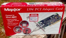 Maxtor 1394 PCI Adapter card K01PC1394A Factory Sealed Fast & Easy Installation picture
